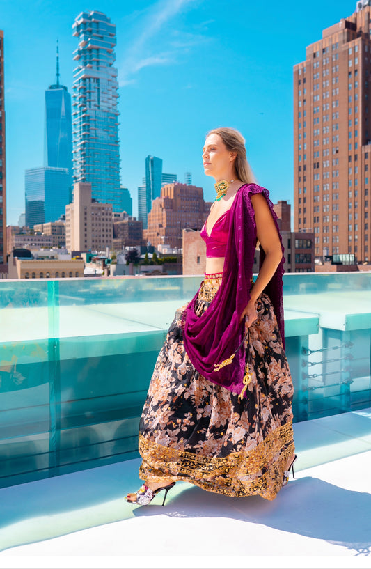 Lights, lehnga and The runway