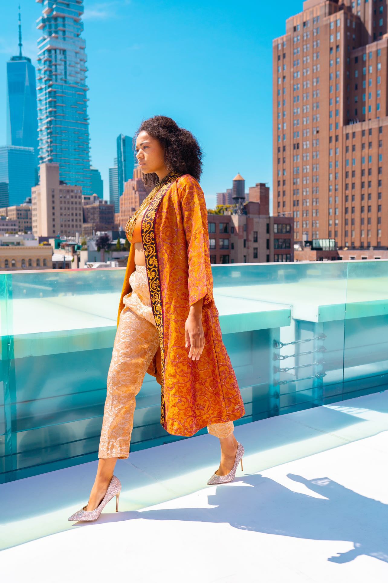 This year I have a fashion week in the books! Took these brilliantly handmade pieces to showcase at the NYFW- a collection that spoke volumes on creative slow fashion process highlighting the signature rich embroideries & stunning handcrafted accessories