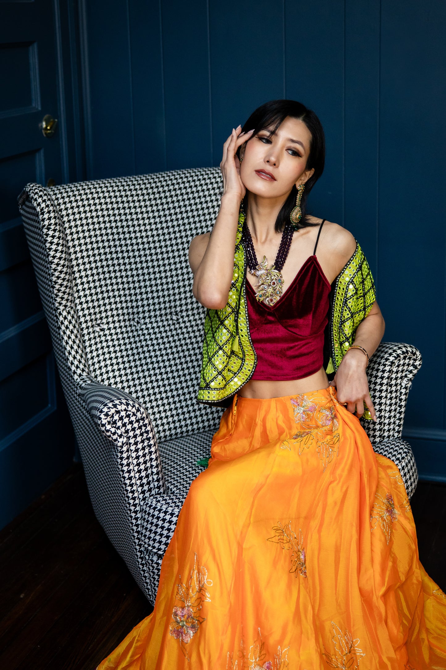 Marigold Lehnga