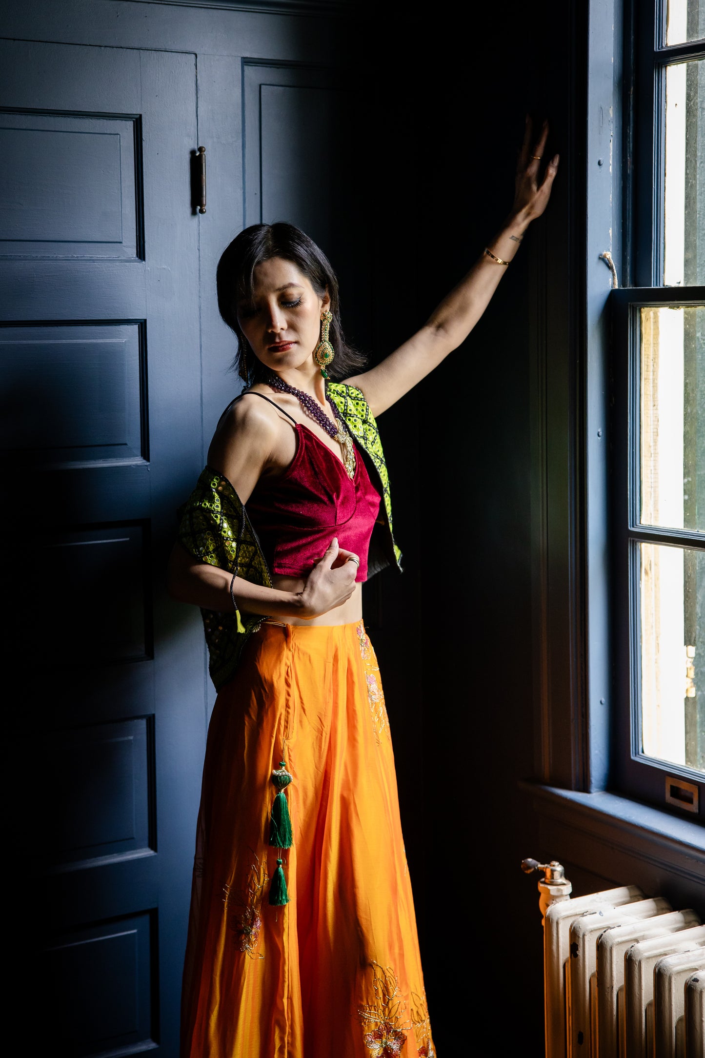 Marigold Lehnga