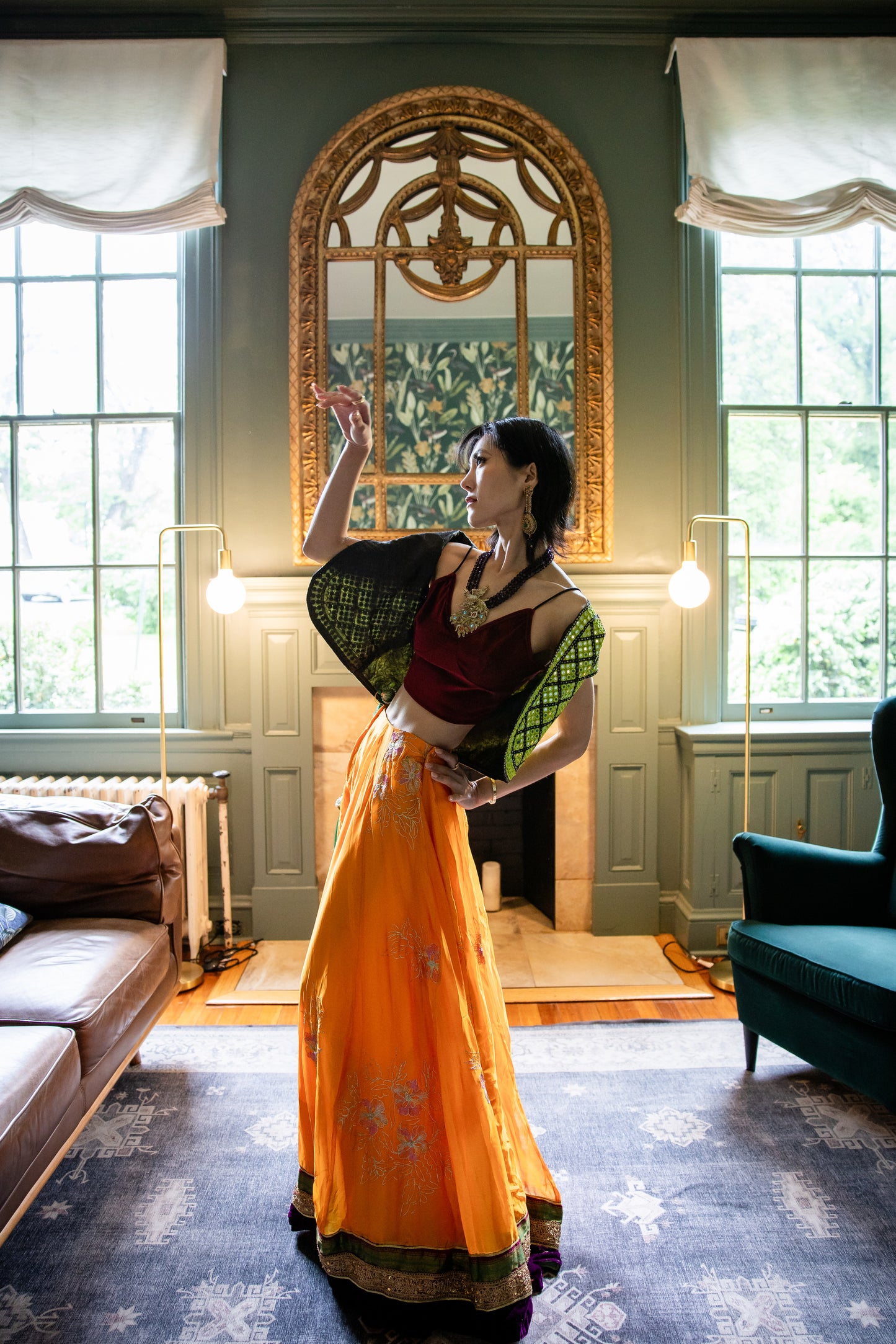 Marigold Lehnga