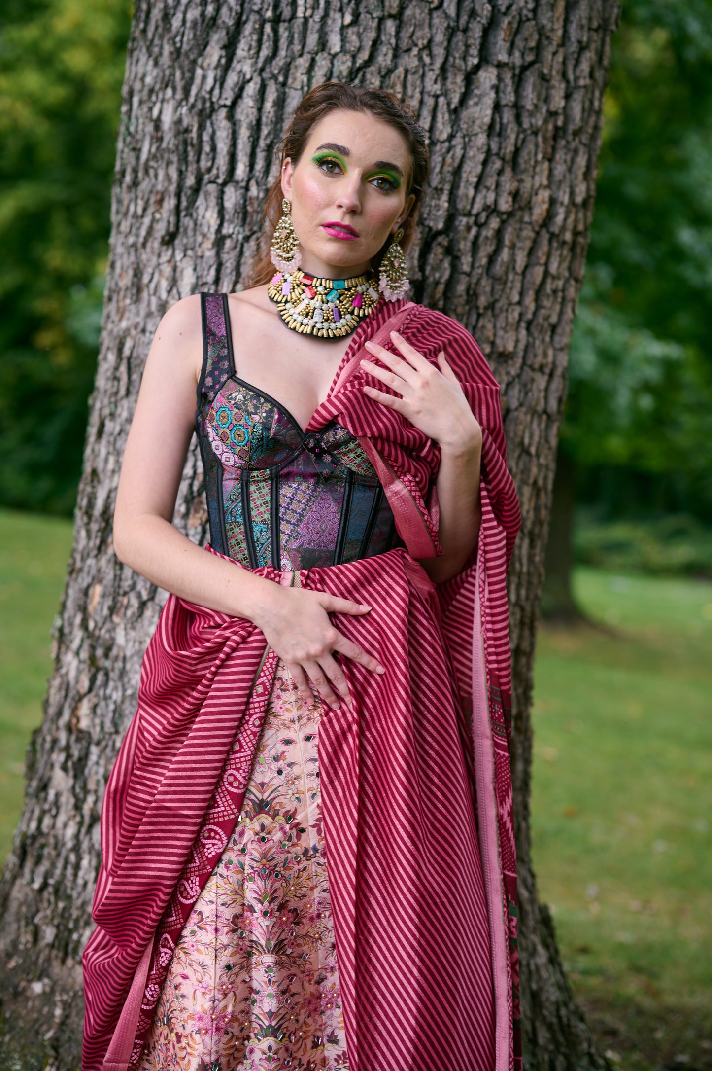 Lehnga Sari