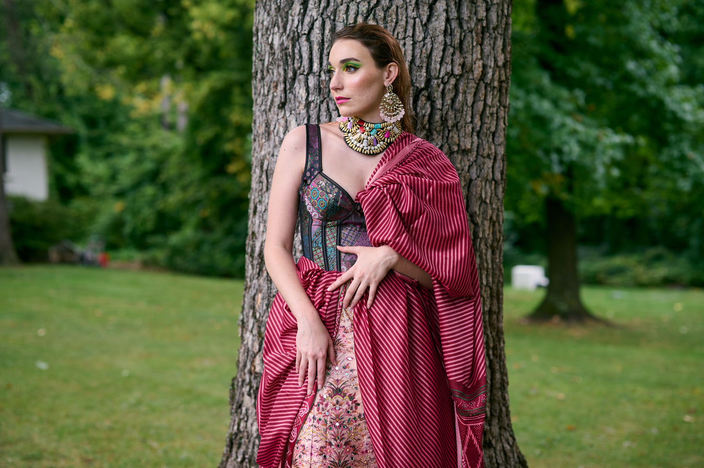 Lehnga Sari