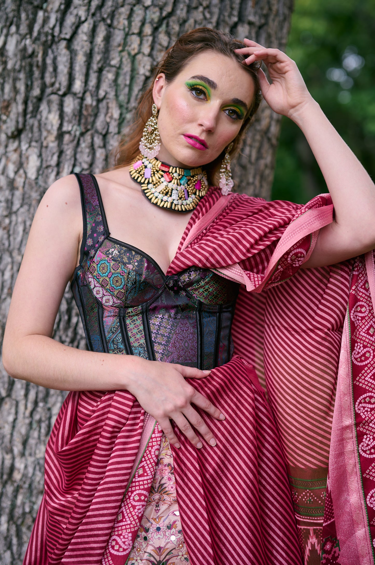 Lehnga Sari