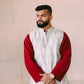 Red Kurti with Vest