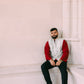 Red Kurti with Vest
