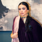Midnight velvet sari