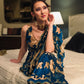Sequinned Dreams- Cape Saree