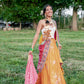 Mehndi Lavender Lehnga