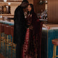 Black sequins Coat Ensemble