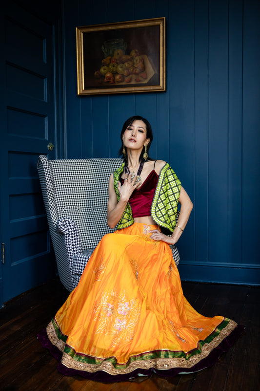 Marigold Lehnga