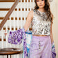 Lavender silk