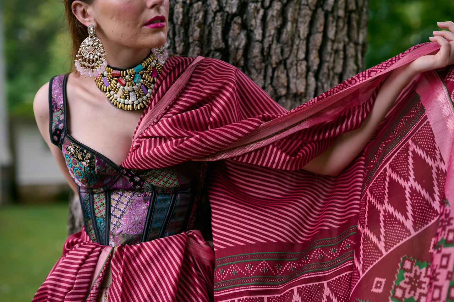 Lehnga Sari