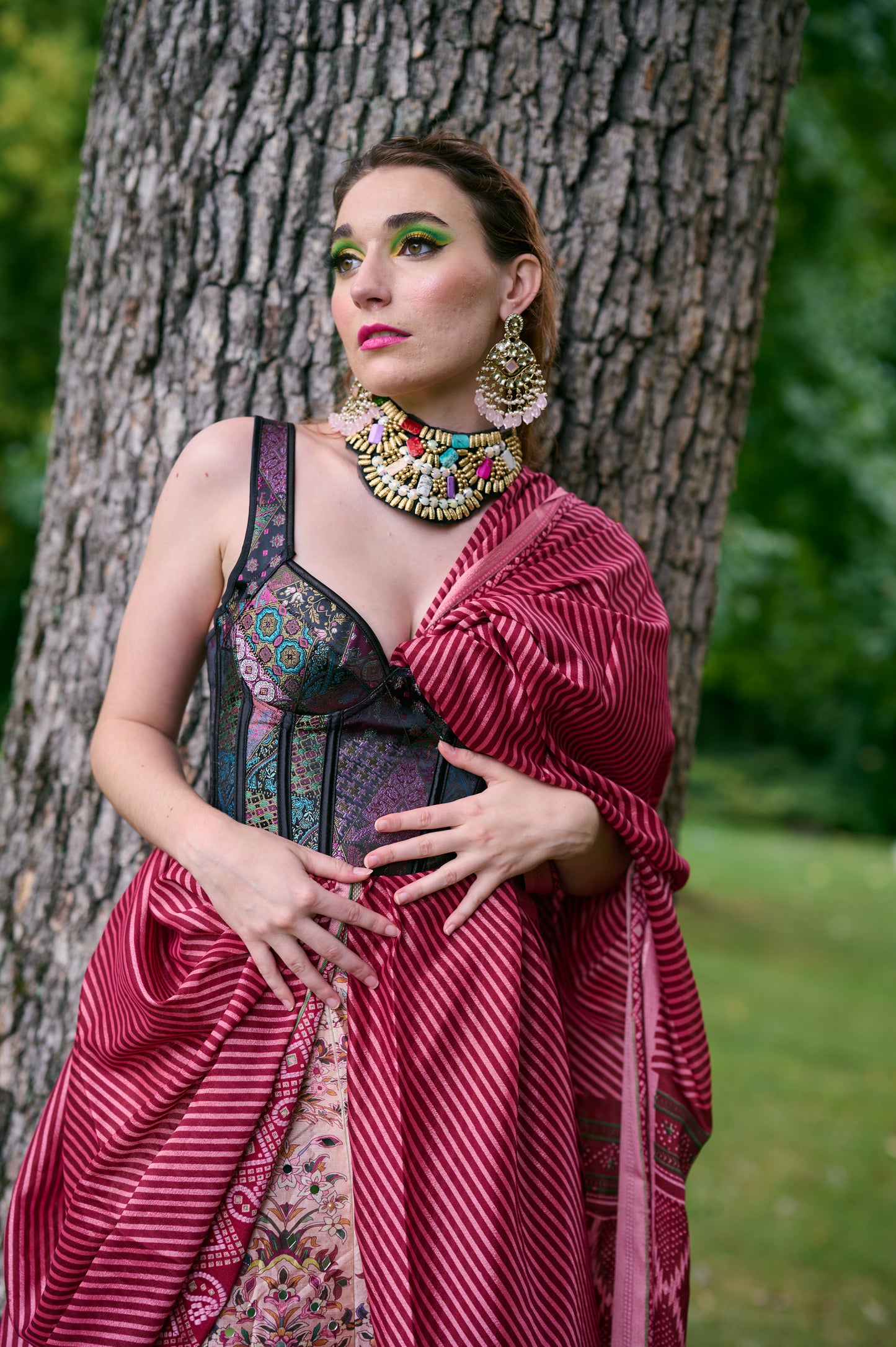 Lehnga Sari